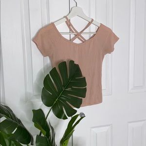 Garage Cross Crop Top